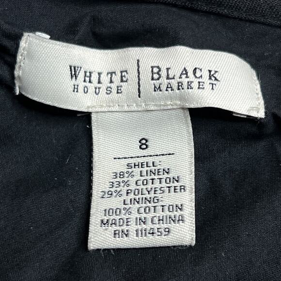 White House Black Market Maxi Tiered Ruffled Skirt Layered Whimsigoth Peasant - Picture 3 of 8